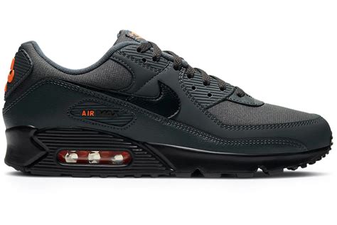 nike air max 90 iron grey/total orange/zwart|men's Air Max 90 essential.